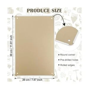 Hotop 3 piezas de diseño rústico retro vintage con reglas_2