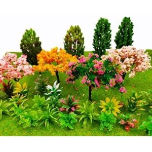 28 piezas de adornos de plantas de jardín en miniatura_1