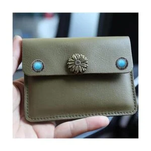 Mingchen único ojo de metal hebilla decorativa azul_5