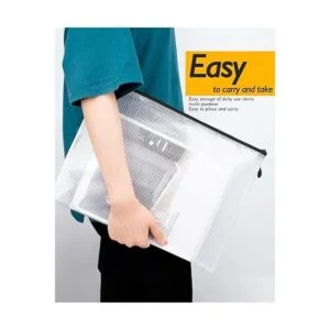 SUNEE Bolsa de plástico con cremallera de malla_7