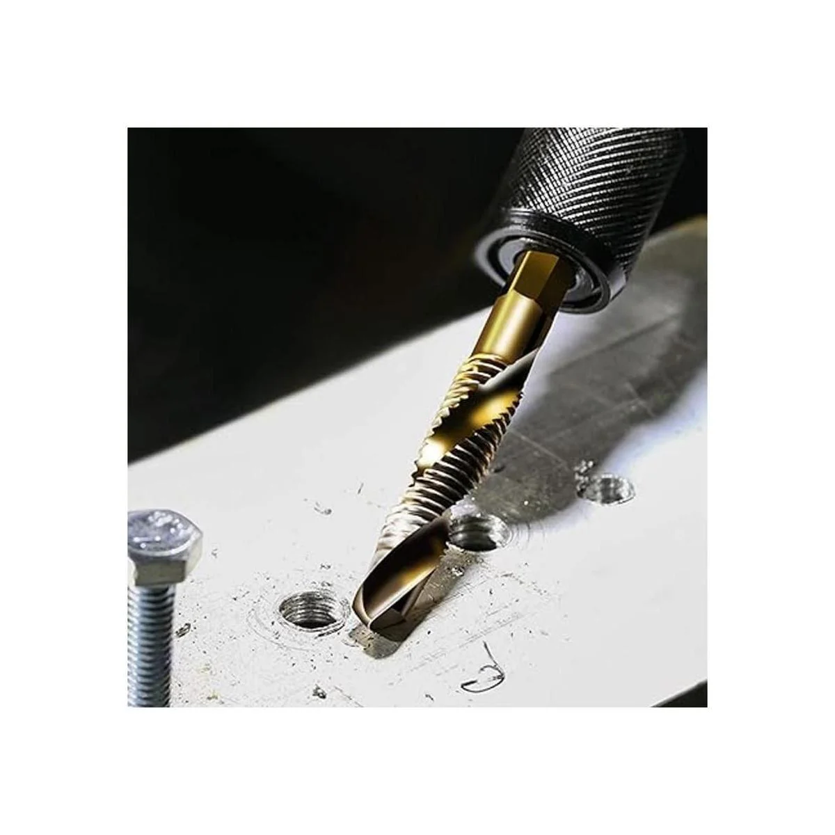 Juego de 6 brocas de combinación de taladrado y roscado de_6