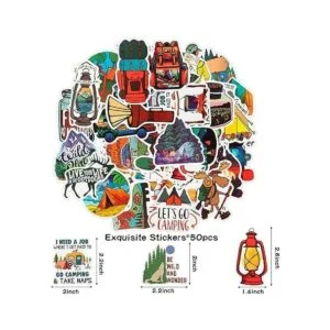 Kit de 84 recuerdos de fiesta de campamento regalos de_4