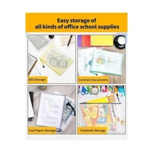 SUNEE Bolsa de plástico con cremallera de malla_6