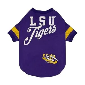 Pets First LSU Puffer Camisetas para perros_4