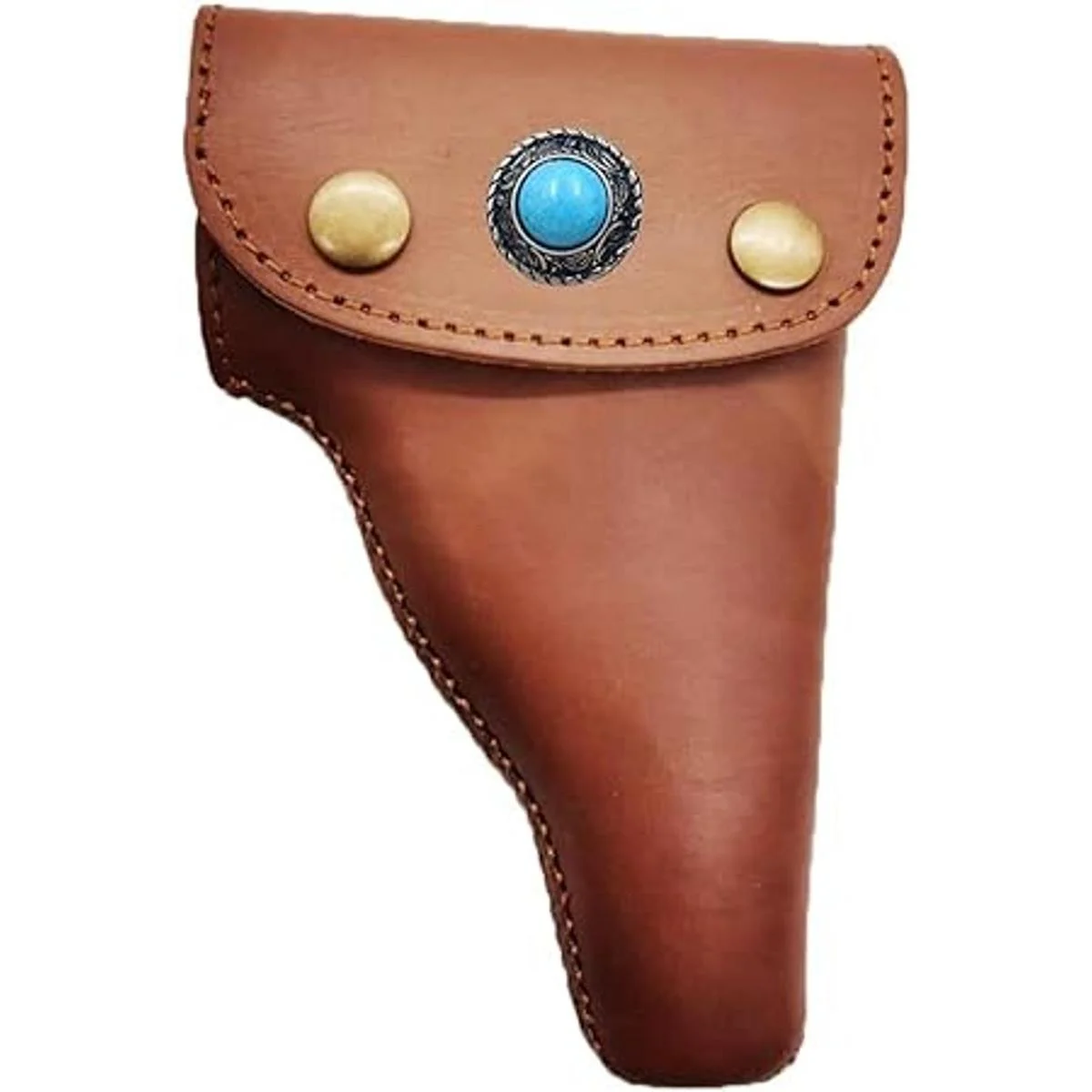 Mingchen único ojo de metal hebilla decorativa azul_6