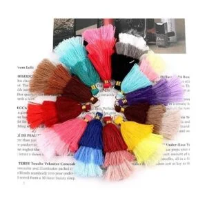 MSCFTFB 20 piezas de 2.4 pulgadas 3 capas pequeñas borlas_3