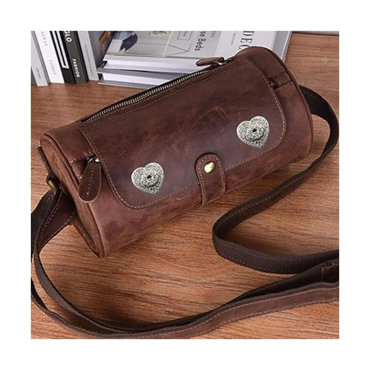 Mingchen Retro Love Heart Flower Texture Remache_3