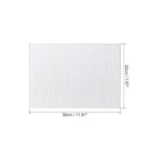 Uxcell 10 hojas de papel de cartón corrugado color_2