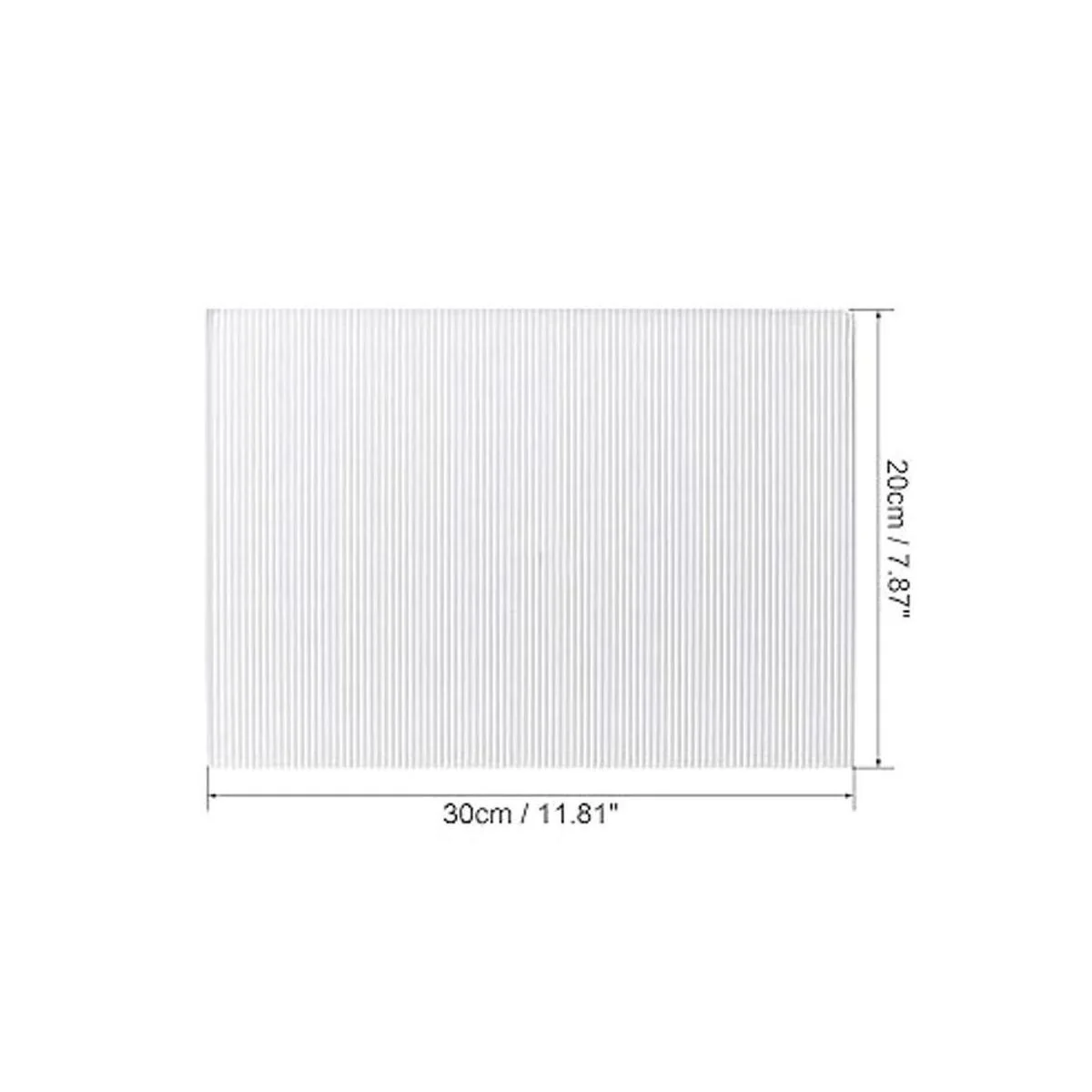 Uxcell 10 hojas de papel de cartón corrugado color_2