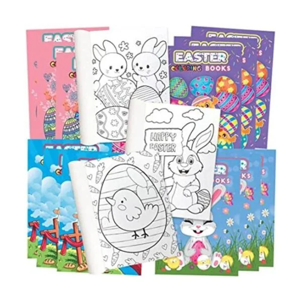 ArtCreativity Mini libros para colorear de Pascua surtidos_1