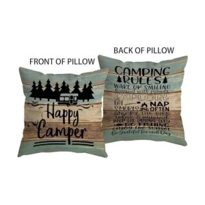 HUYAW Funda de almohada reversible para camping o_2