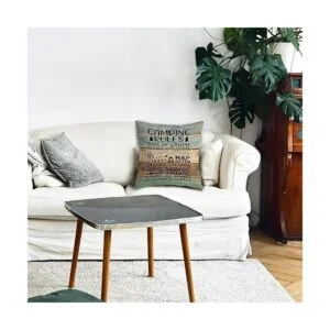 HUYAW Funda de almohada reversible para camping o_4