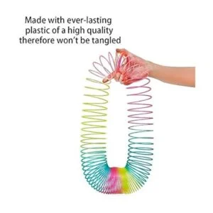 WOBOX Juguete de resorte de arco iris juguete mágico de_4