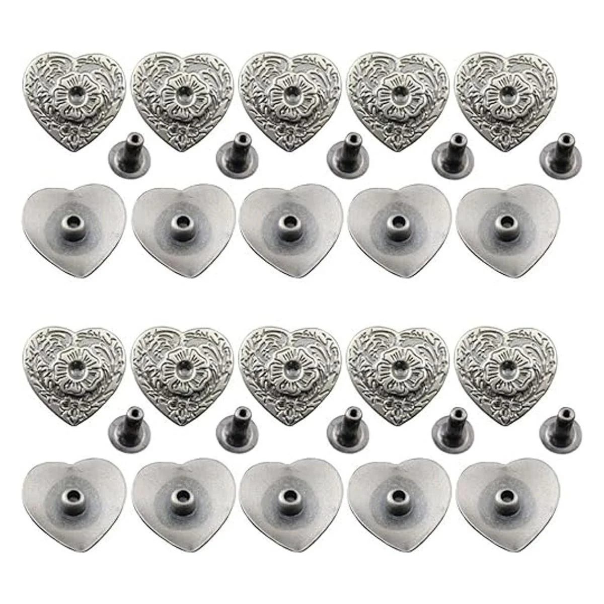 Mingchen Retro Love Heart Flower Texture Remache_1