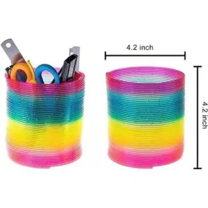 WOBOX Juguete de resorte de arco iris juguete mágico de_5