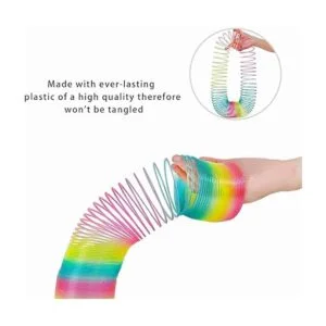 WOBOX Juguete de resorte de arco iris juguete mágico de_3