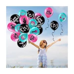 45 globos de fiesta con temática musical de 12 pulgadas_5