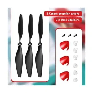 3 juegos de hélices de avión RC de repuesto para avión RC_2