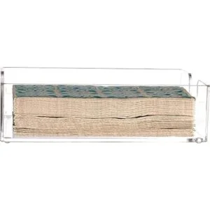 Cq acrylic Servilleteros transparentes para cocina cesta_4