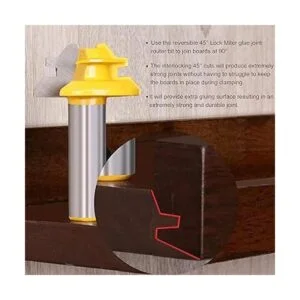 Newdeli Broca de enrutador de 45 grados vástago de 12_4