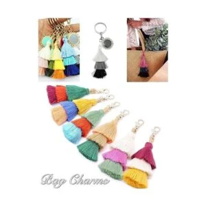 MSCFTFB 20 piezas de 2.4 pulgadas 3 capas pequeñas borlas_5