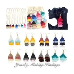 MSCFTFB 20 piezas de 2.4 pulgadas 3 capas pequeñas borlas_6