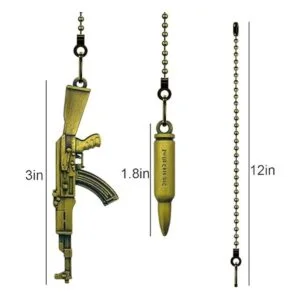 Dotlite 4 cadenas de tracción de bronce para ventilador_2