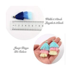 MSCFTFB 20 piezas de 2.4 pulgadas 3 capas pequeñas borlas_2