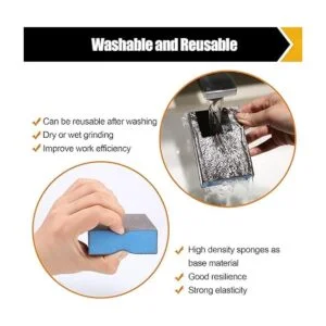 BOSHCRAFT Paquete de 10 esponjas de lijado bloques de_5