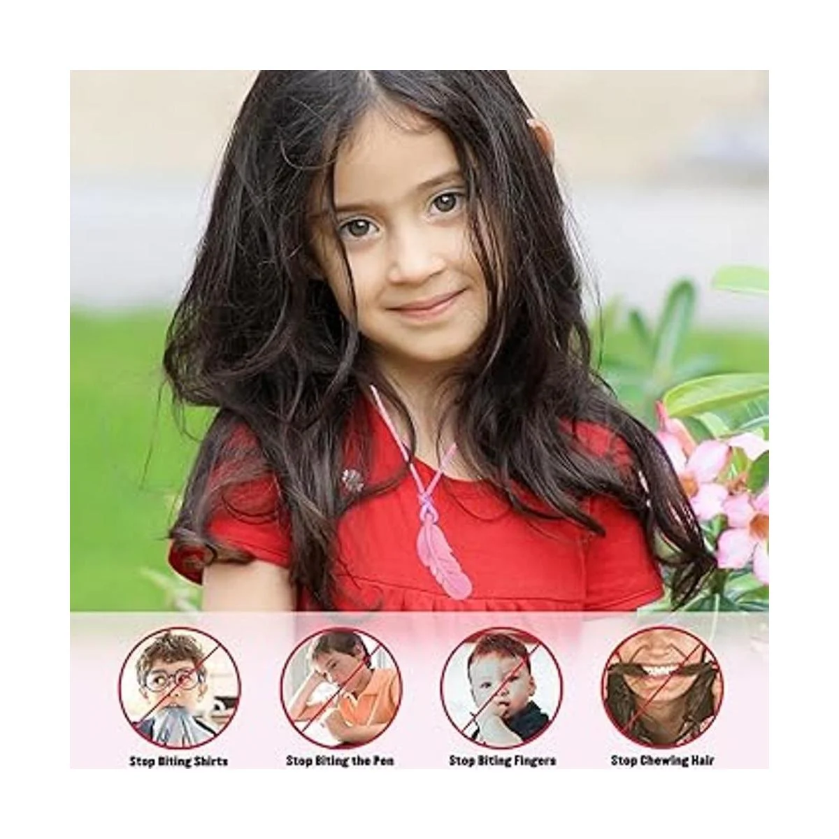 Collar sensorial masticable para niñas 5 collares_6