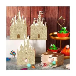 Caja de castillo dorado de 20 piezas caja de dulces de_4