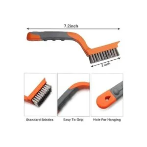 3 cepillos de alambre de latón y acero inoxidablenailon_2