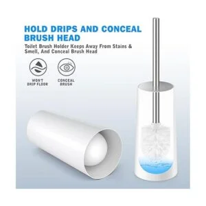 IXO Cepillo de inodoro y soporte cepillo de inodoro con_5