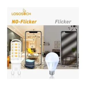 Lososuch Bombillas LED G9 regulables de 3 W T4 de 30 W_4