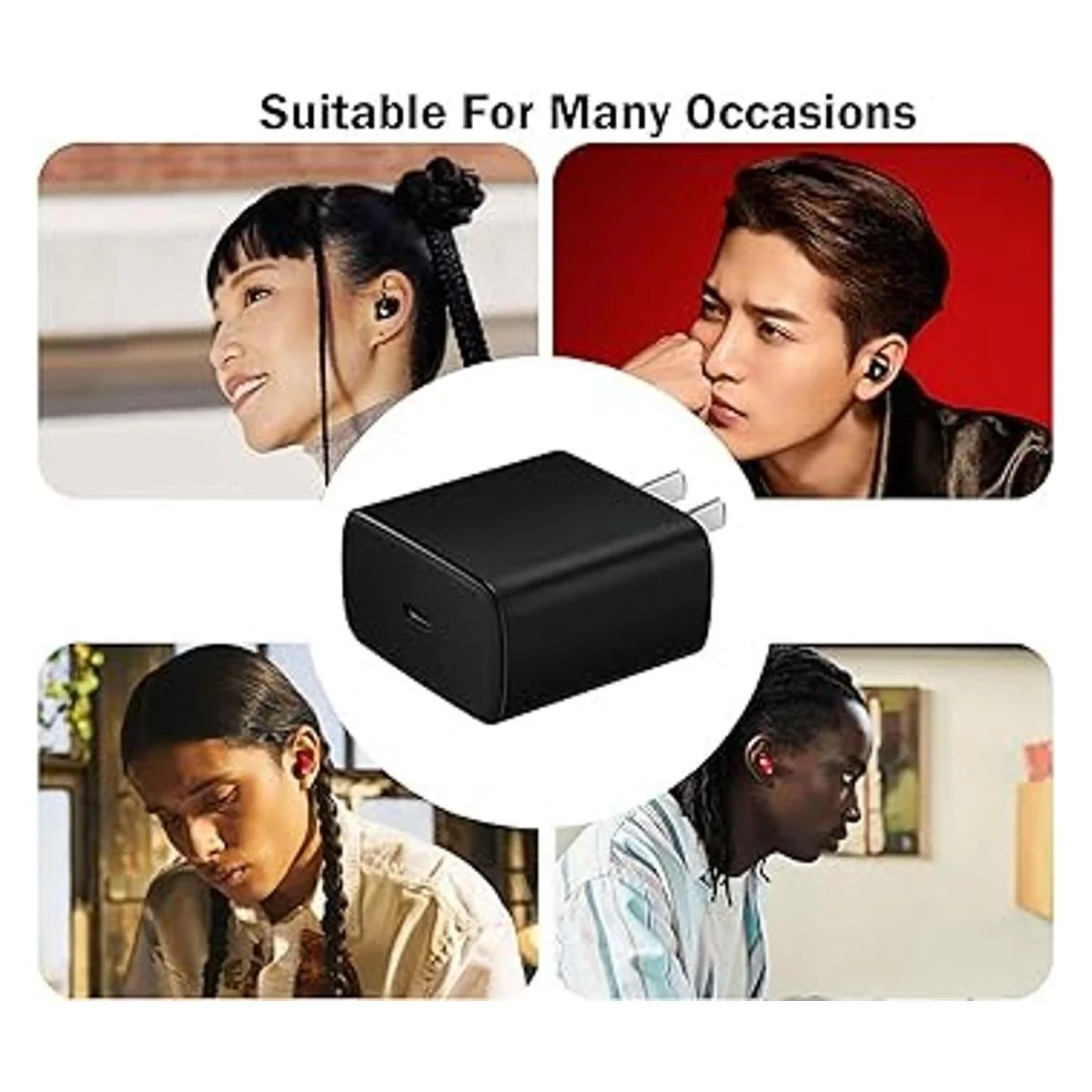 Adaptador de cargador rápido USBC de 20 W para Beats_3