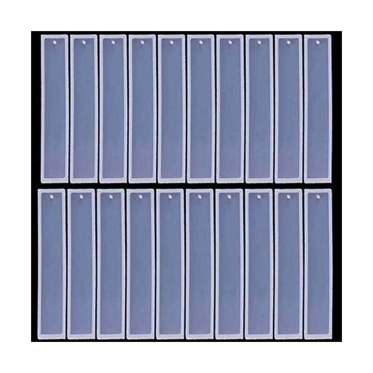 20 moldes rectangulares de silicona de 5.5 pulgadas para_1