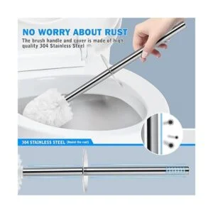 IXO Cepillo de inodoro y soporte cepillo de inodoro con_4