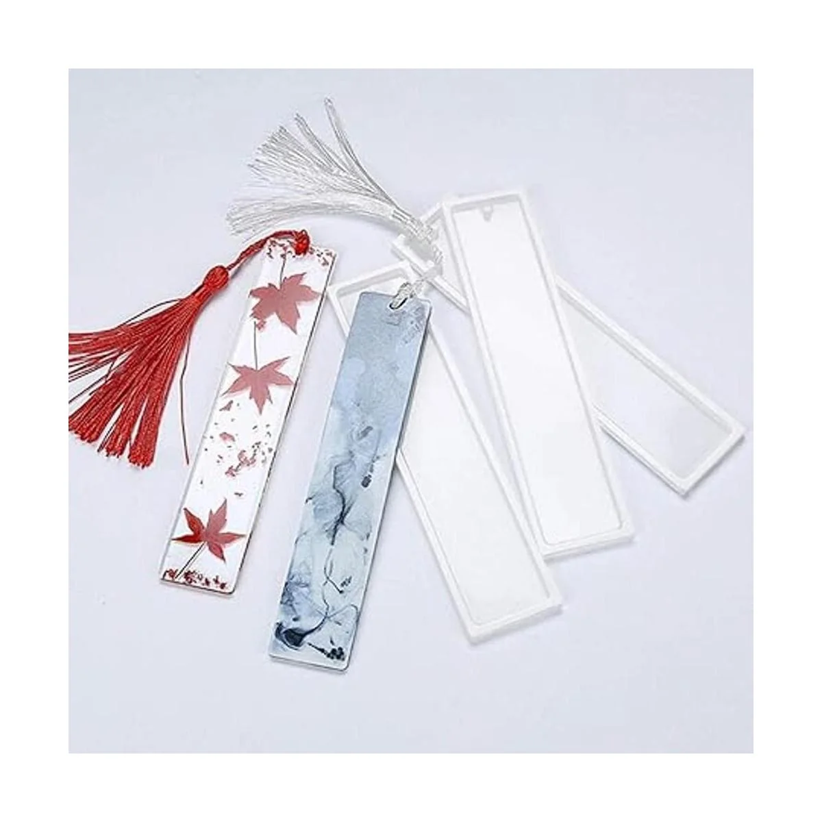 20 moldes rectangulares de silicona de 5.5 pulgadas para_4