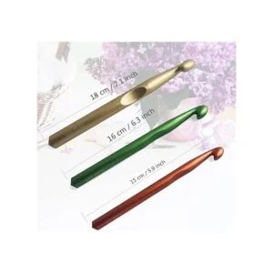 Katech Juego de 3 ganchos ergonómicos de ganchillo de gran_3