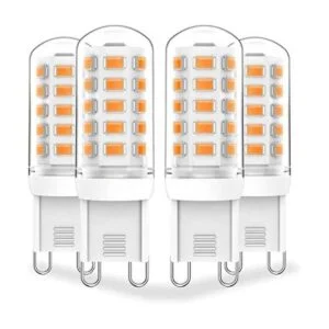 Lososuch Bombillas LED G9 regulables de 3 W T4 de 30 W_1
