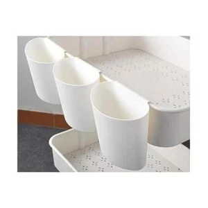 4 portavasos colgantes oficina organizador de pared de_5