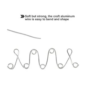 Tenn Well Alambre de aluminio para manualidades de 0.118_2