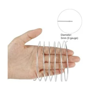 Tenn Well Alambre de aluminio para manualidades de 0.118_3