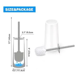 IXO Cepillo de inodoro y soporte cepillo de inodoro con_7