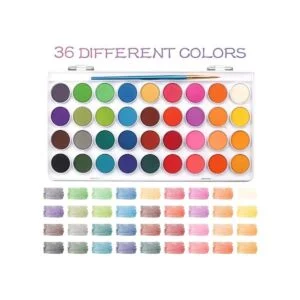 Juego de pintura de acuarela de 36 colores juego de_2