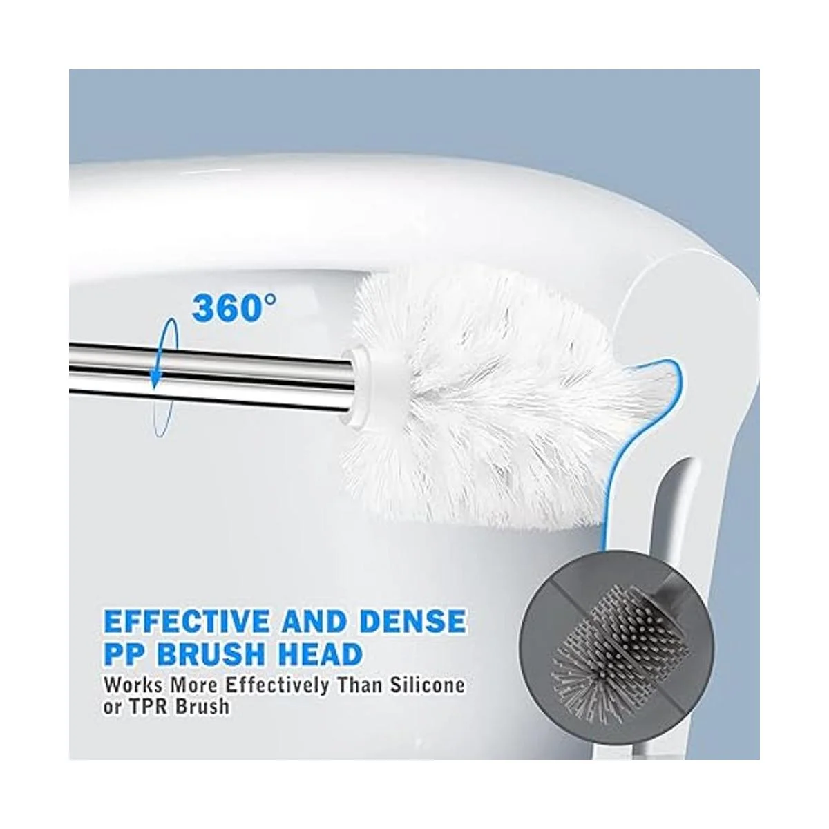 IXO Cepillo de inodoro y soporte cepillo de inodoro con_2