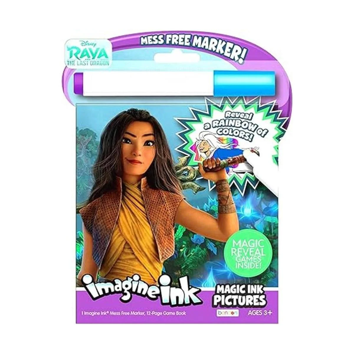 Disney Raya and The Last Dragon Juego de libros para_3