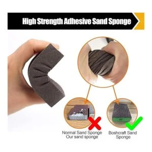 BOSHCRAFT Paquete de 10 esponjas de lijado bloques de_4