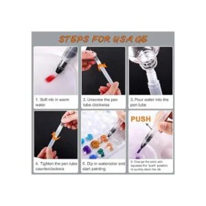 Juego de pintura de acuarela de 36 colores juego de_5