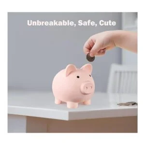 Alcancía caja de dinero de plástico irrompible monedas_2